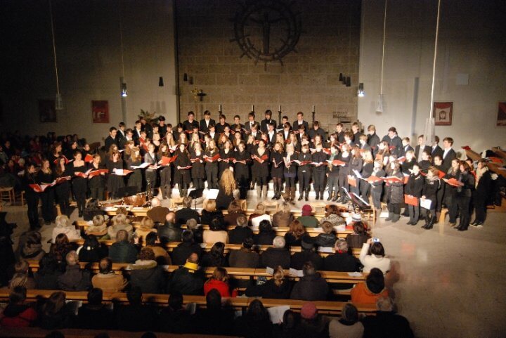 Der große Schulchor "Locus iste" von Anton Bruckner